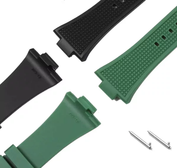description-image-30 Blue Rubber Strap Bracelet for Tissot PRX Series with Quick Release System - 26x12mm
