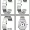 description-image-5 Two-Tone Gold & Silver Strap Bracelet for New Santos Cartier with Quick Release