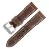 0_Bracelet-de-montre-en-cuir-de-vache-italien-24MM-pour-montres-universelles-de-luxe-Bracelet-pour Brown Strap Panerai Luminor, Marina, Submersible 24mm In leather Crazy Horse