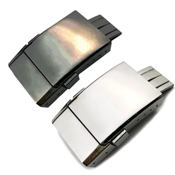 Argent_oucle-de-montre-pliante-de-haute-qualit_variants-0 copy Folding Buckle For Navitimer, Chronomat, Avenger, SuperOcean, Aviator 20mm in Stainless Steel