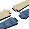 genuine-leather-watch-strap-for-maurice_main-2 Blue Leather Strap For Maurice Lacroix Aikon in Crocodile/Alligator Grain in 24mm