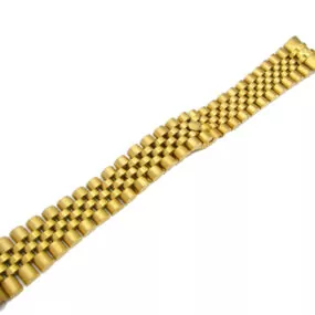 20mm-316L-En-Acier-Inoxydable-Silver-Jubilee-TwoTone-Or-Montre-Bracelet-de-Courroie-De-Bande-2 Gold Bracelet Jubilee for Rolex DateJust - 13, 17, 20mm