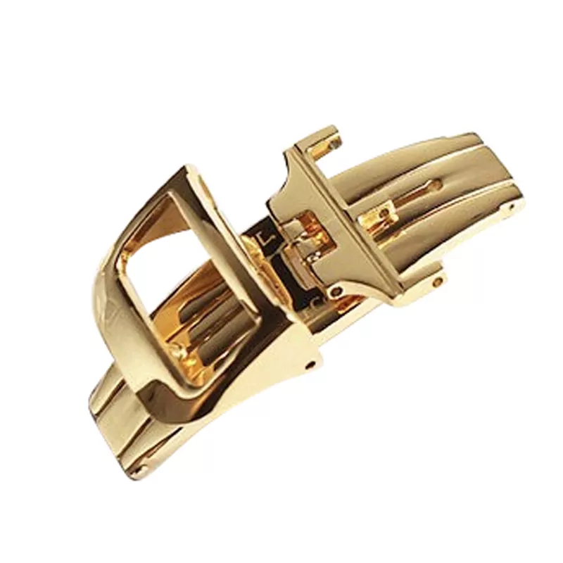 oucle-fermoir-deployante-en-acier-inoxy_main-3 Gold Folding Clasp For Jaeger-LeCoultre Reverso, Master, Polaris, Geophysic