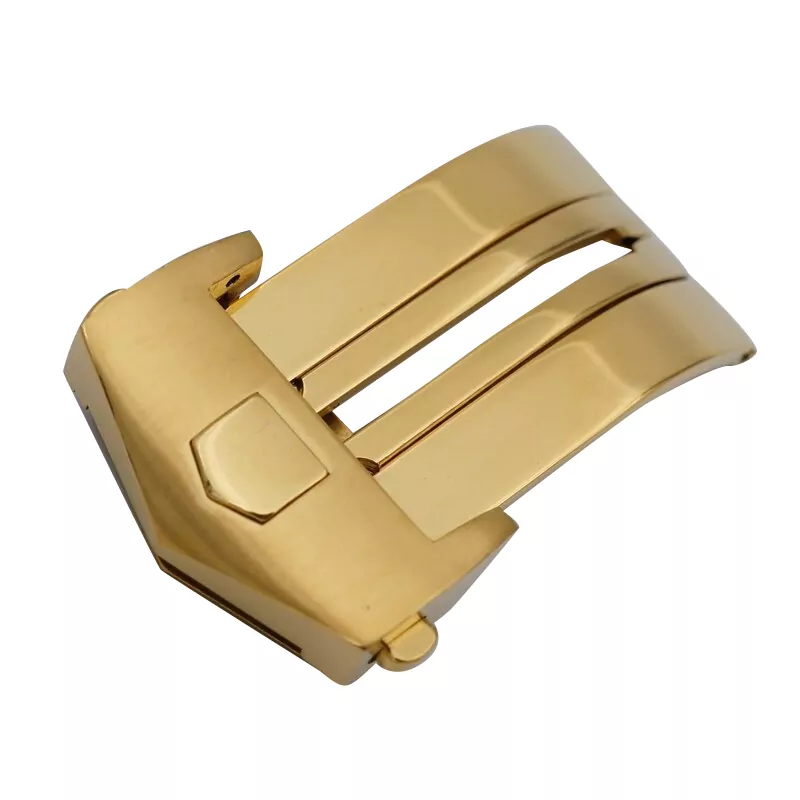 aikes-18-mm-20-mm-haute-qualite-en-acier_main-4 Gold Folding Clasp TAG Heuer Aquaracer, Carrera, Monaco 18,20mm Stainless Steel