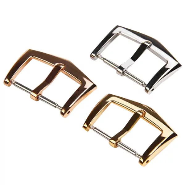 PPBX8E-1 Gold Pin Buckle for Calatrava Patek Philippe Stainless Steel - 16, 18mm