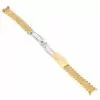 IMG_0752 Gold Steel Beads Of Rice Bracelet for Omega Speedmaster, Seamaster 18, 19, 20mm