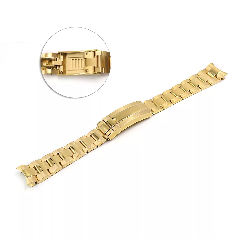 ROSS8GX_11 Gold Strap Bracelet Glidelock for Rolex Submariner, GMT I & II - 20mm