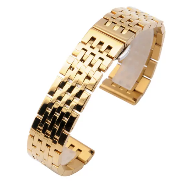 Stainless Steel Strap Bracelet for Tissot T41 Le locle 14 16 18 19 20 21-1 Gold Strap Bracelet for Tissot 1853, T41, T17, Stainless Steel