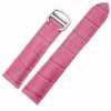 CAFPXX-3 Pink Alligator Grain Leather Strap for Cartier Tank - 5 Sizes