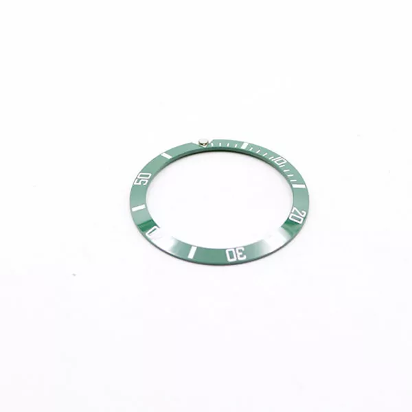 CARLYWET-Gros-Remplacement-Vert-Avec-Blanc-crits-En-C-ramique-Lunette-38mm-Ins-rer-made-pour-2 Green Ceramic Bezel for Rolex Submariner 40mm