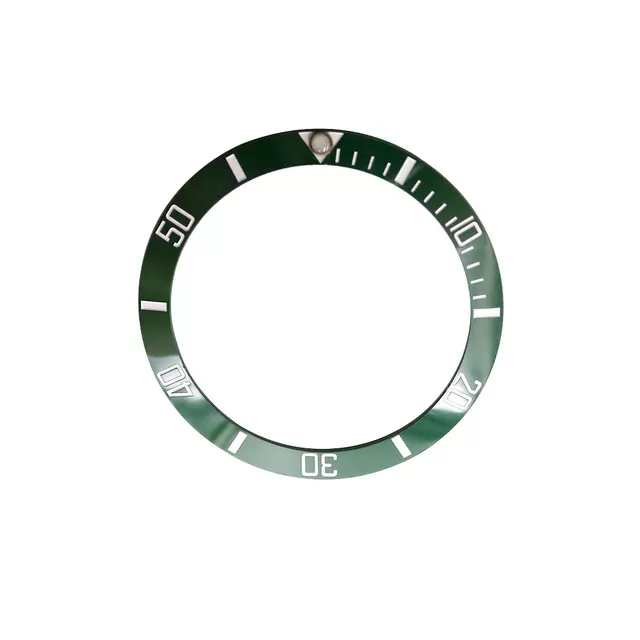 CARLYWET-Gros-Remplacement-Vert-Avec-Blanc-crits-En-C-ramique-Lunette-38mm-Ins-rer-made-pour.jpg_640x640 Green Ceramic Bezel for Rolex Submariner 40mm