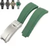 green-easylink-strap-for-rolex-submariner-gmt-daytona-datejust-20mm-in-rubber Green Glidelock Strap for Rolex Submariner, GMT, Daytona, Datejust In Rubber - 20mm