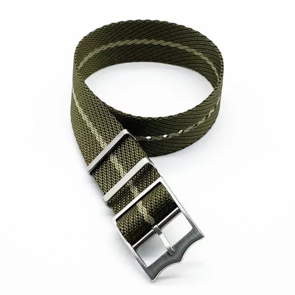 16_Nylon-otan-sangles-22mm-20mm-bracelet-de-montre-de-haute-qualit-Sport-militaire-montre-sangles-Parachute Green Olive & Khaki Nato Strap Universal, Tudor Black Bay, Pelagos 20, 22mm In Nylon