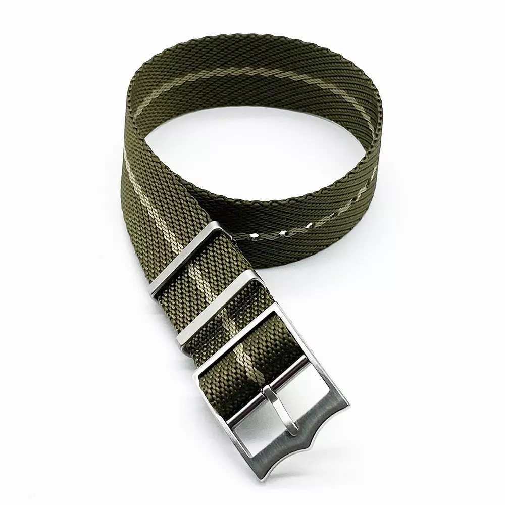 Green Olive & Khaki Nato Strap Universal, Tudor Black Bay, Pelagos 20, 22mm In Nylon