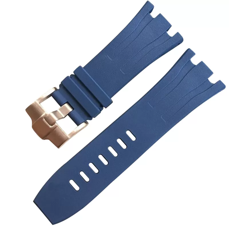 0-mm-noir-gris-vert-rouge-jaune-bleu-eta_main-5 Blue Rubber Strap for Audemars Piguet Royal Oak Offshore 44mm