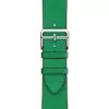 e-plus-recent-bracelet-en-cuir-a-tour-u_description-15 Green Strap Apple iWatch Hermes In Leather