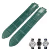green_racelet-de-montre-en-cuir-14-16-18-20_variants-7 Green Strap Ballon Bleu Cartier In Crocodile/Leather Grain