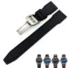 0_20-21-22mm-bracelet-de-montre-en-Nylon-de-haute-qualit-en-cuir-de-veau-adapt Black Strap Band IWC Pilot Spitfire, Top Gun In Nylon 20,21,22mm