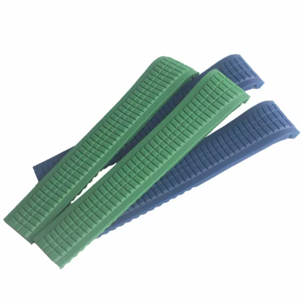 ppsrxh1-2 Green Strap for Aquanaut Patek Philippe 21mm In Rubber