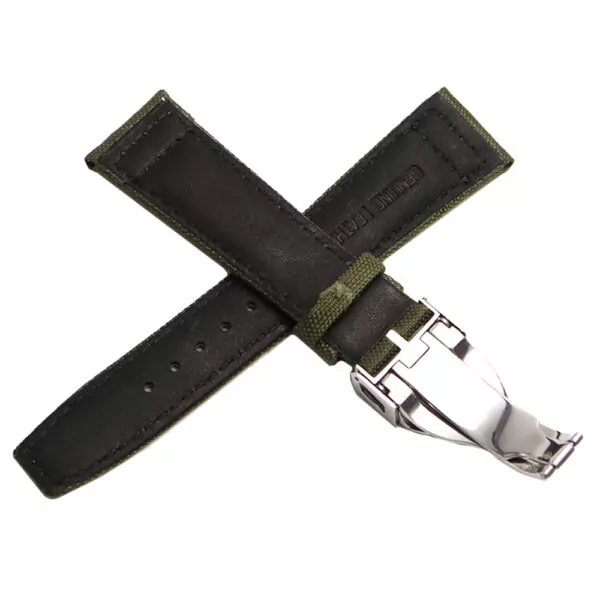 Nylon-Waterproof-Strap-Brand-Bracelet-Tudor-pelagos-blackbay-with-folding-clasp-3 Green Strap for Tudor Black Bay, Pelagos in Nylon - 20,21,22mm