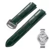 green_genuine-leather-strap-replacement-cartie_variants-6 Green Bottle Strap Bracelet for Ballon Bleu Cartier In Crocodile/Leather Grain