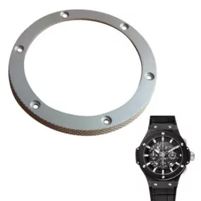 Grey Bezel Hublot Big Bang In Stainless Steel