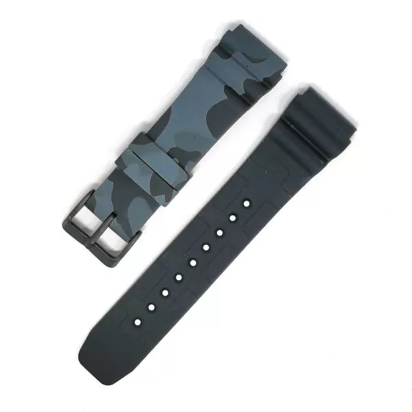 Hf060657f16344046944aa09640bc9baaW Grey Camouflage Strap Seiko Series 5 Sport, Diver 22mm In Silicon