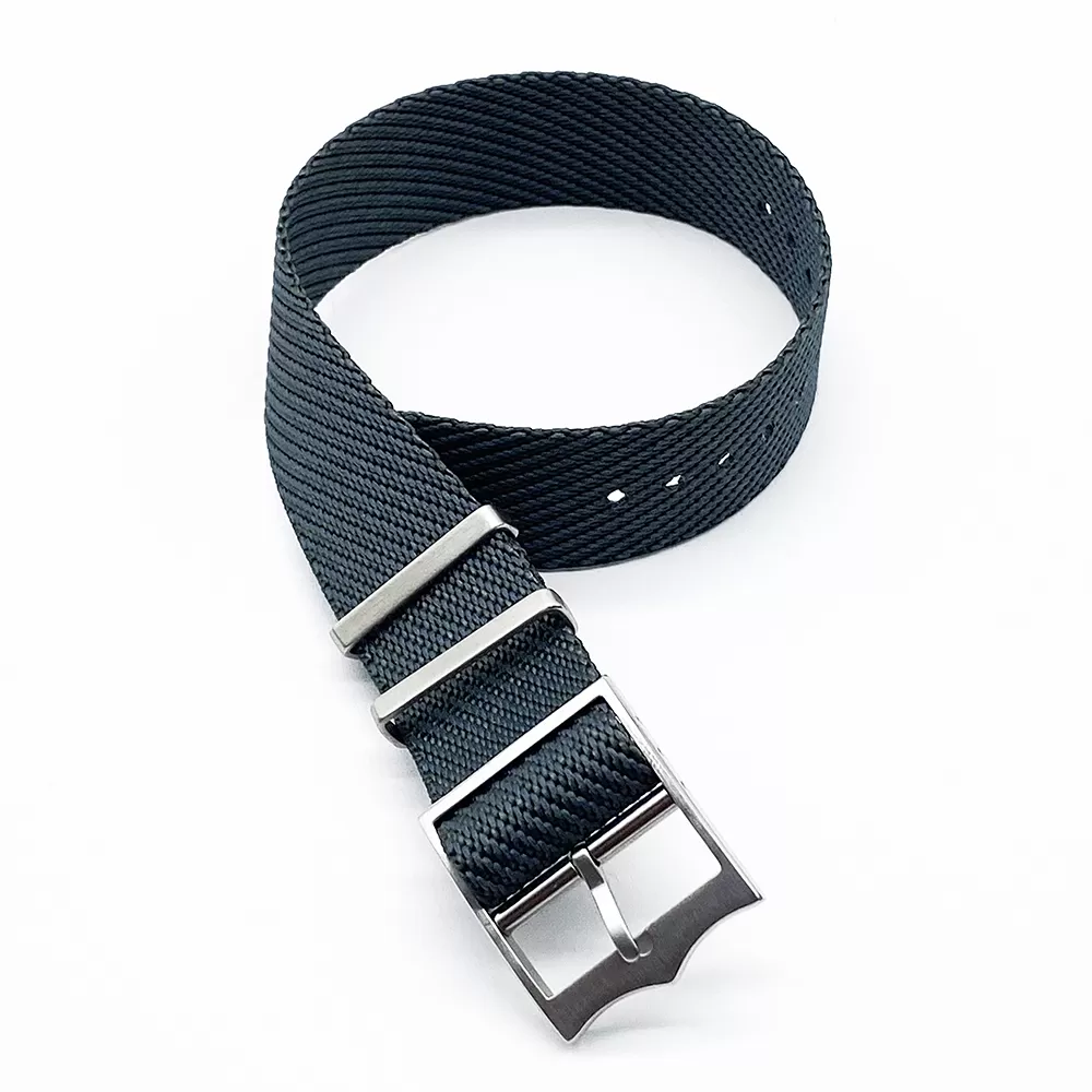 Grey Nato Strap Universal, Tudor Black Bay, Pelagos In Nylon - 20,22mm