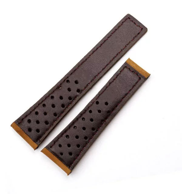 THSLXI-55 Brown Racing Strap Bracelet for TAG Heuer - 20,22mm