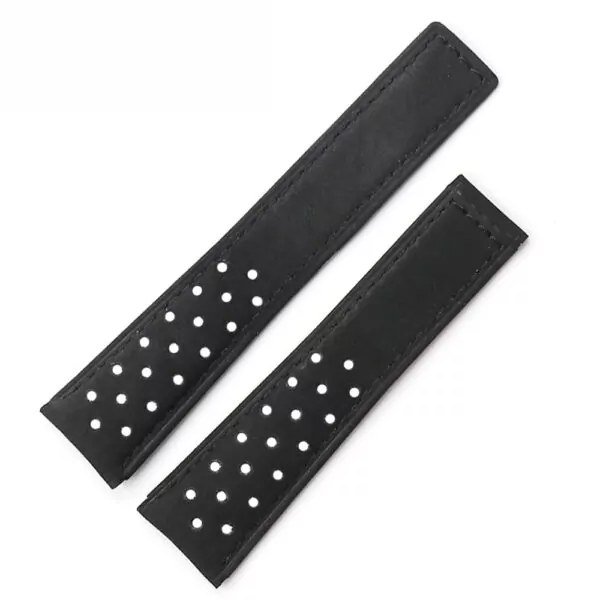 THSLXI-3 Black Racing Strap Bracelet for TAG Heuer - 20,22mm