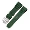 RMSRXX-2 Green Rubber Strap Band for Richard Mille