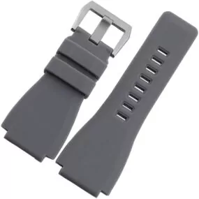 Grey Silicon Strap for Bell Ross BR01 BR03