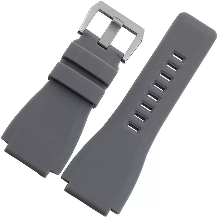 Grey Silicon Strap for Bell Ross BR01 BR03
