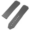 4_Caoutchouc-de-Silicone-de-marque-de-luxe-pour-bracelet-Hublot-pour-Big-Bang-hommes-bracelet-de Grey Strap Band Hublot Big Bang 25x19mm In Rubber
