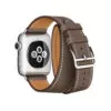 38_Bracelet-Double-Tour-pour-montre-Apple-s-rie-5-4-3-2-bracelet-pour-iWatch-Pulseira Grey Taupe Double Tour Band Apple iWatch Hermes In Leather