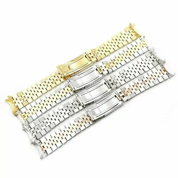 s-l1600 (1) Jubilee Band Bracelet for Rolex Datejust Vintage Two-Tone Gold & Steel - 4 Sizes