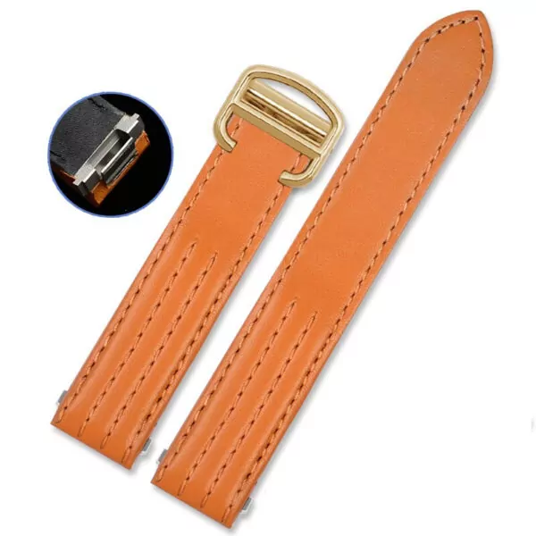 khaki gold_courroie-de-19-mm-pour-c-artier-roadster_variants-7 Khaki Leather Strap for Cartier Roadster with Quick-Release System