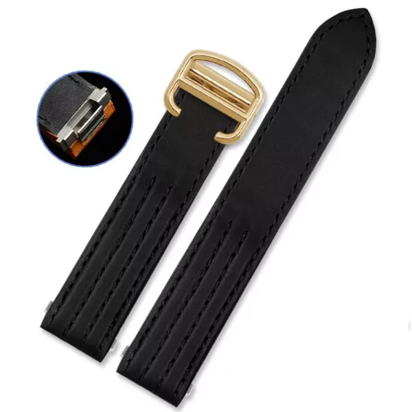 black 02 gold_courroie-de-19-mm-pour-c-artier-roadster_variants-1 Black Wat Belt Leather Strap for Cartier Roadster