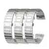 main-image-5 Two-Tone Gold & Silver Strap Bracelet for New Santos Cartier with Quick Release