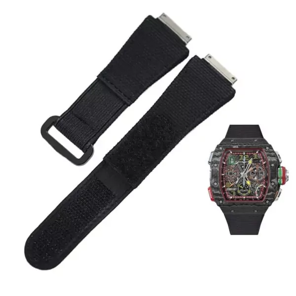 main-image-8 Black Nylon Strap for All Richard Mille - RM011, RM030, RM010, RM055...