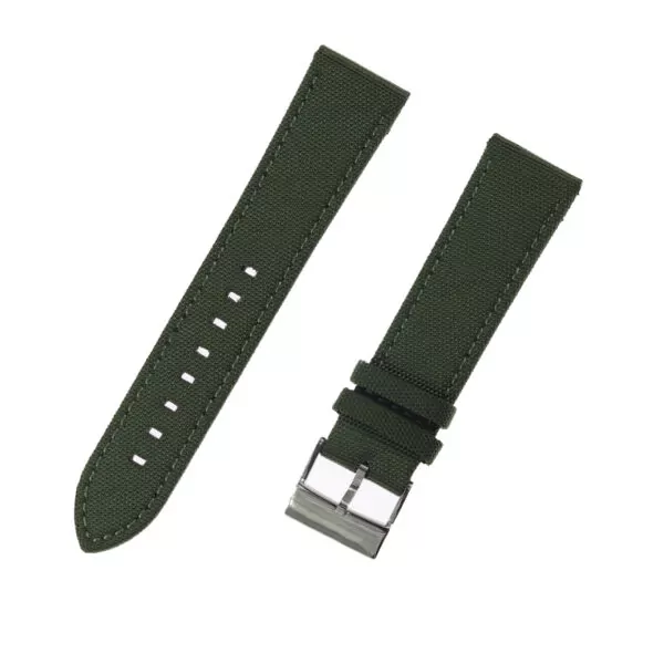 3_22mm-toile-cuir-de-vache-bracelets-de-montre-en-cuir-v-ritable-bracelet-de-montre-en copy Military Green Strap for Aviator 8, Avenger, Breitling 22mm In Nylon & Leather Back