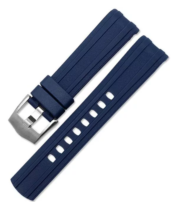 HTB1gBEjJwHqK1RjSZFEq6AGMXXay Navy Blue Rubber Strap Bracelet for Omega Seamaster Diver 300