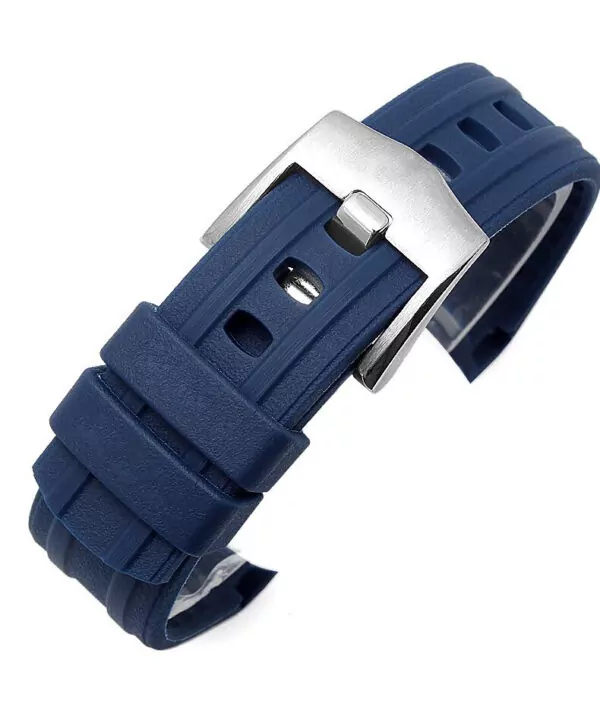 HTB1y37jJAPoK1RjSZKbq6x1IXXam Navy Blue Rubber Strap Bracelet for Omega Seamaster Diver 300
