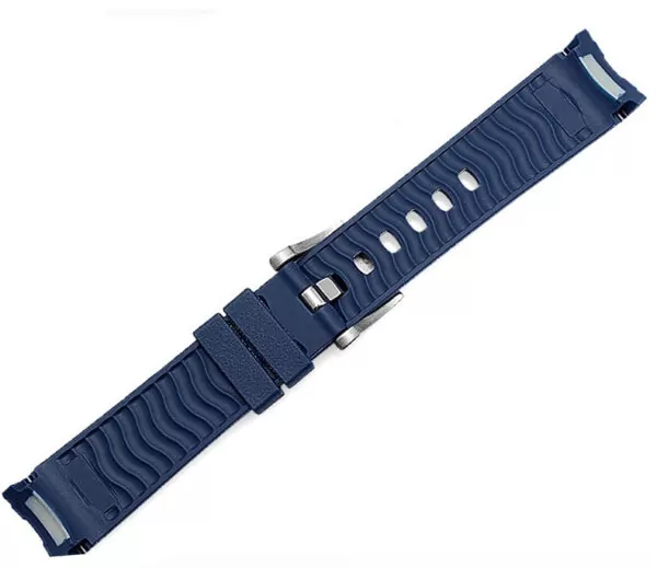 HTB15TQbJrvpK1RjSZPiq6zmwXXar Navy Blue Rubber Strap Bracelet for Omega Seamaster Diver 300