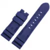 Dark Blue rubber OP copy Navy Blue Strap Panerai Luminor, Marina, Submersible 24, 26mm In Rubber