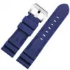 Dark Blue rubber OP copy 2 Navy Blue Strap Panerai Luminor, Marina, Submersible 24, 26mm In Rubber - 26mm, Brushed Steel