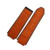 25-19mm-En-Caoutchouc-En-Cuir-Bracelet-Bracelet-Bracelet-De-Rechange-Bracelet-Pour-Hublot-Pour-Big Orange Leather Alligator Grain for Hublot Big Bang