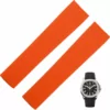 PPSR13H_1 Orange Rubber Strap Band for Patek Philippe Aquanaut