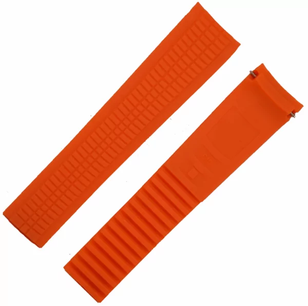 PPSR13H_2 Orange Rubber Strap Band for Patek Philippe Aquanaut