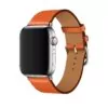 3 Orange Strap Apple iWatch Hermes In Leather